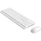 Philips SPT6307WL/16 Combo Teclado y Ratón Inalámbrico 2,4 GHz Teclas de Perfil Bajo Blanco