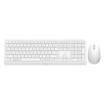 Philips SPT6407W Wireless Combo Teclado y Ratón Inalámbricos Blanco Philips SPT6407W Wireless Combo Teclado y Ratón Inalámbricos Blanco