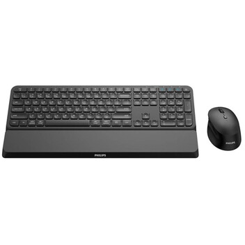 Philips SPT6607B/16 Combo Teclado y Ratón 3200 DPI Inalámbricos Bluetooth Negros Philips SPT6607B/16 Combo Teclado y Ratón 3200 DPI Inalámbricos Bluetooth Negros