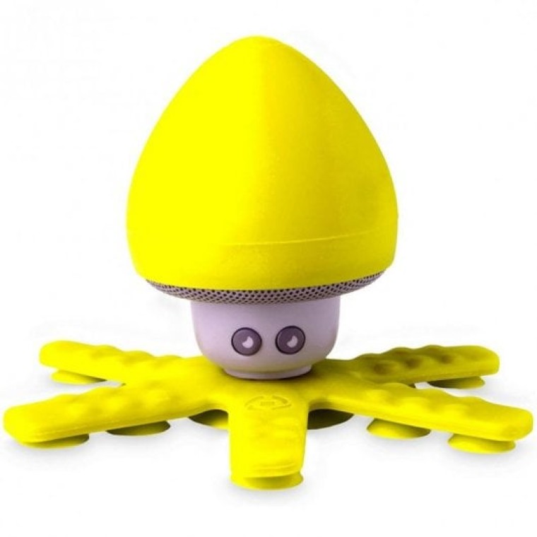 Celly Squiddy Altavoz Bluetooth Impermeable Amarillo 3W