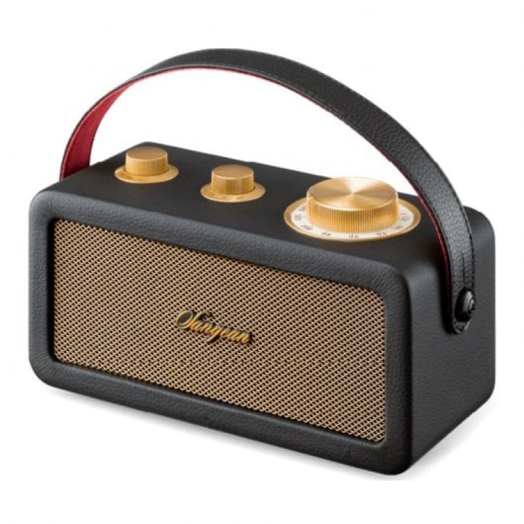 Sangean RA-101 Radio Portátil Bluetooth con Batería Negra/Dorada