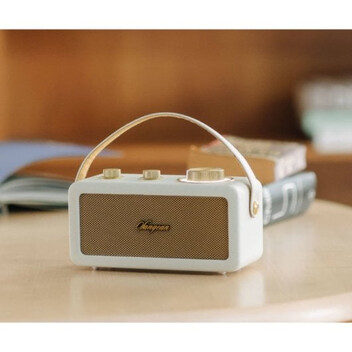 Sangean RA-101 Altavoz Portátil Retro con Radio Ivory Gold Sangean RA-101 Altavoz Portátil Retro con Radio Ivory Gold