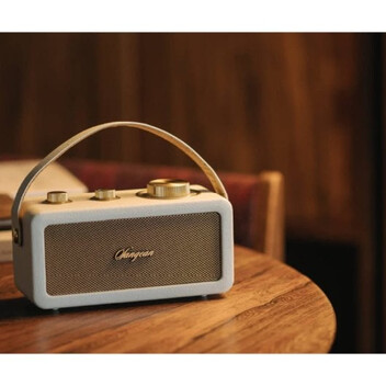 Sangean RA-101 Altavoz Portátil Retro con Radio Ivory Gold Sangean RA-101 Altavoz Portátil Retro con Radio Ivory Gold