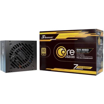 Fuente Alimentación Seasonic Core GX-650 V2 ATX3.1 PCIe 5.1 650W 80 Plus Gold Modular