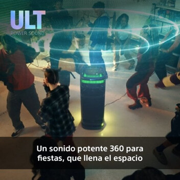 Sony ULT Tower 10 Altavoz Torre de Fiestas con Karaoke Negro
