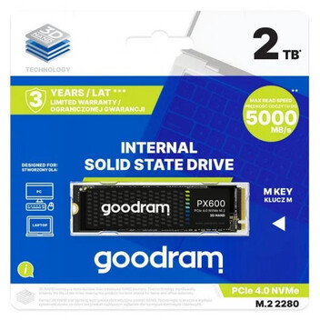 GoodRam PX600 2TB SSD M.2 3D NAND NVMe PCIe 4.0 GoodRam PX600 2TB SSD M.2 3D NAND NVMe PCIe 4.0