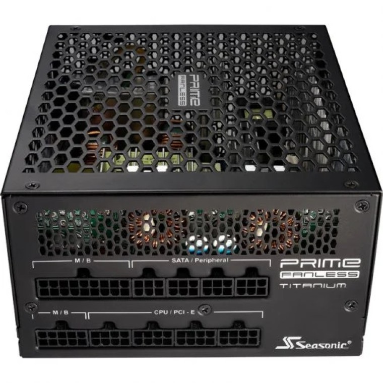 Seasonic Prime 600W Titanium Fanless 80 Plus Titanium Modular