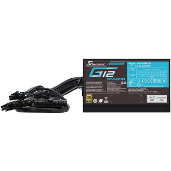 Fuente Alimentación Seasonic G12 GM-850 2024 850W 80 Plus Gold Semimodular