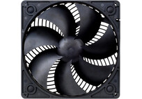 Silverstone Air Penetrator AP181 180x180mm Negro Silverstone Air Penetrator AP181 180x180mm Negro