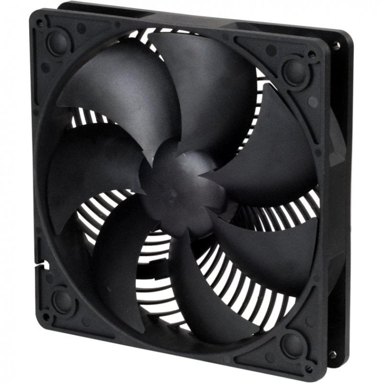 Silverstone Air Penetrator AP181 180x180mm Negro