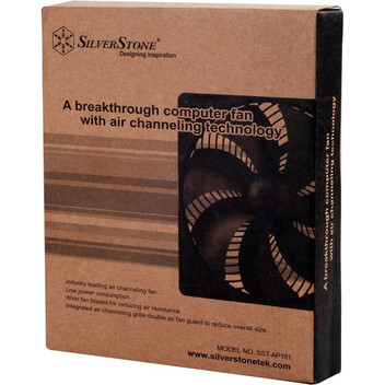 Silverstone Air Penetrator AP181 180x180mm Negro Silverstone Air Penetrator AP181 180x180mm Negro