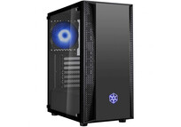 Torre PC Silverstone Fara B1 RGB Cristal Templado Negra
