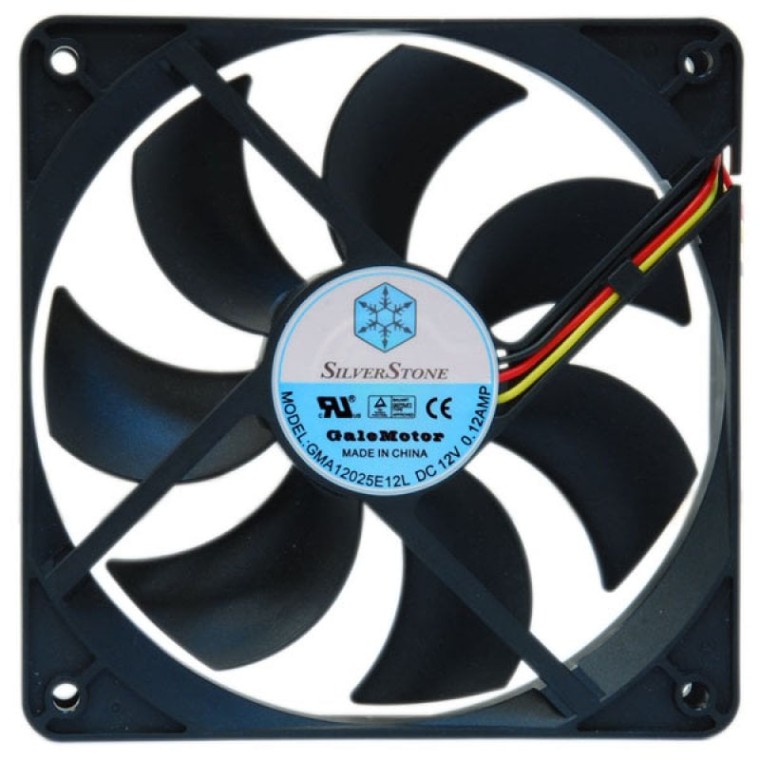 Silverstone FN122 Ventilador 120mm Negro