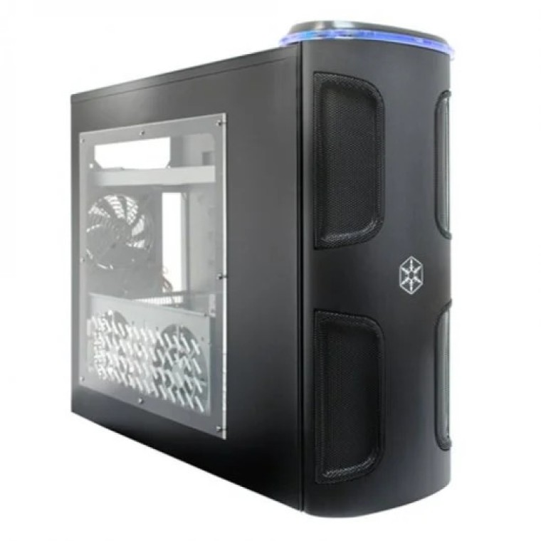 Silverstone KL03B-W USB 2.0 con Ventana Negra