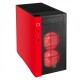 Silverstone RL08 Torre Micro ATX Cristal Templado RGB Roja