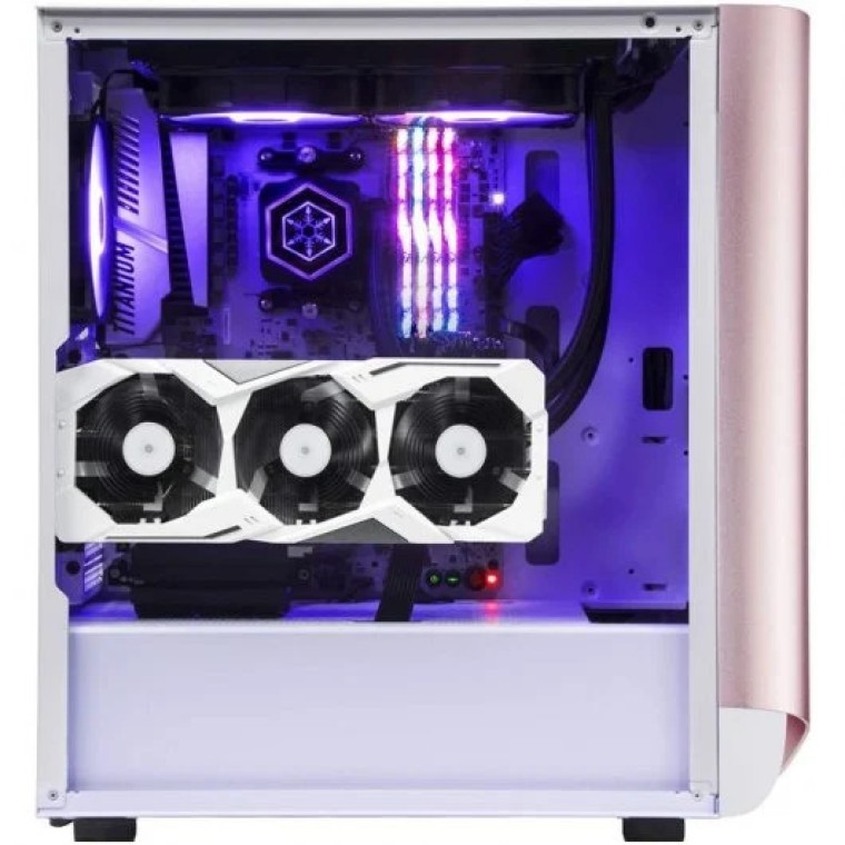 Silverstone Seta A1 Cristal Templado Oro Rosa/Blanco