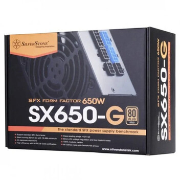 SilverStone SX650-G 650W 80 Plus Gold Modular SilverStone SX650-G 650W 80 Plus Gold Modular