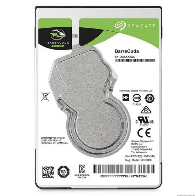 Seagate BarraCuda 2.5" 1TB SATA3