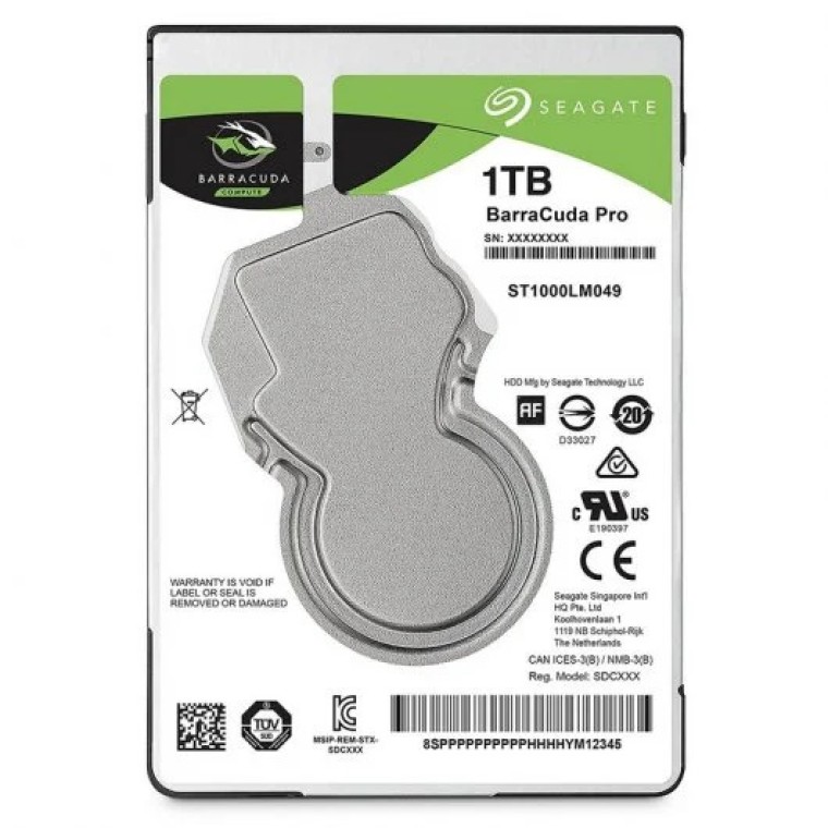 Seagate Barracuda Pro 2.5" 1TB SATA III