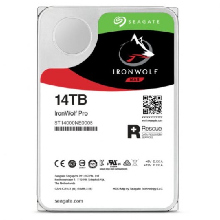 Seagate IronWolf Pro NAS 14TB 3.5" SATA 3