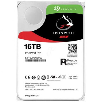 Seagate IronWolf Pro 3.5" NAS 16TB SATA3 Seagate IronWolf Pro 3.5" NAS 16TB SATA3