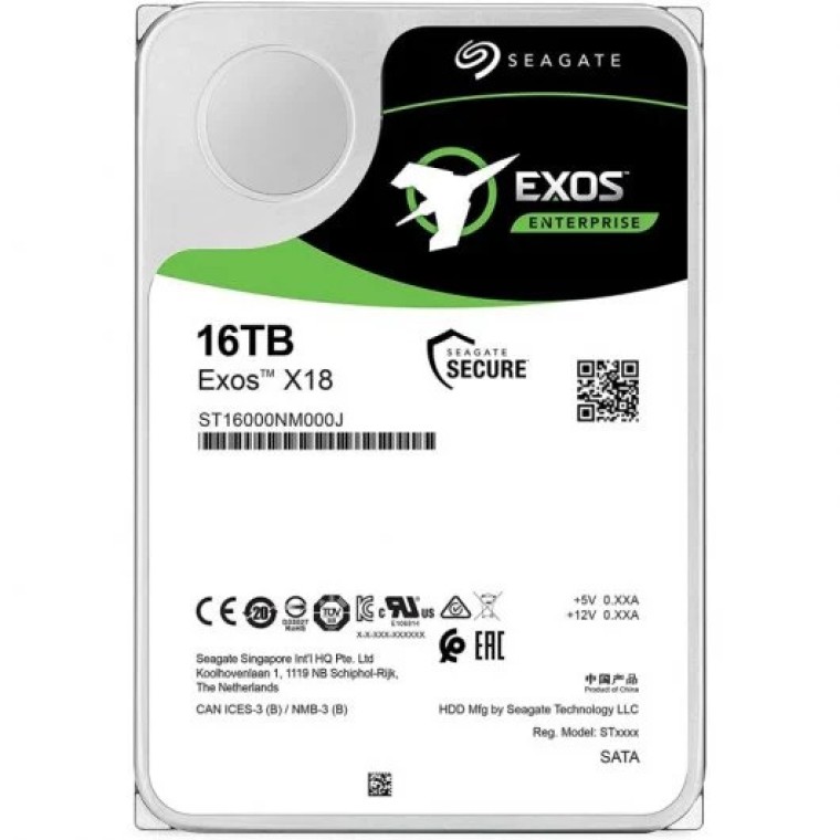 Seagate Exos X18 3.5" 16TB SATA 3