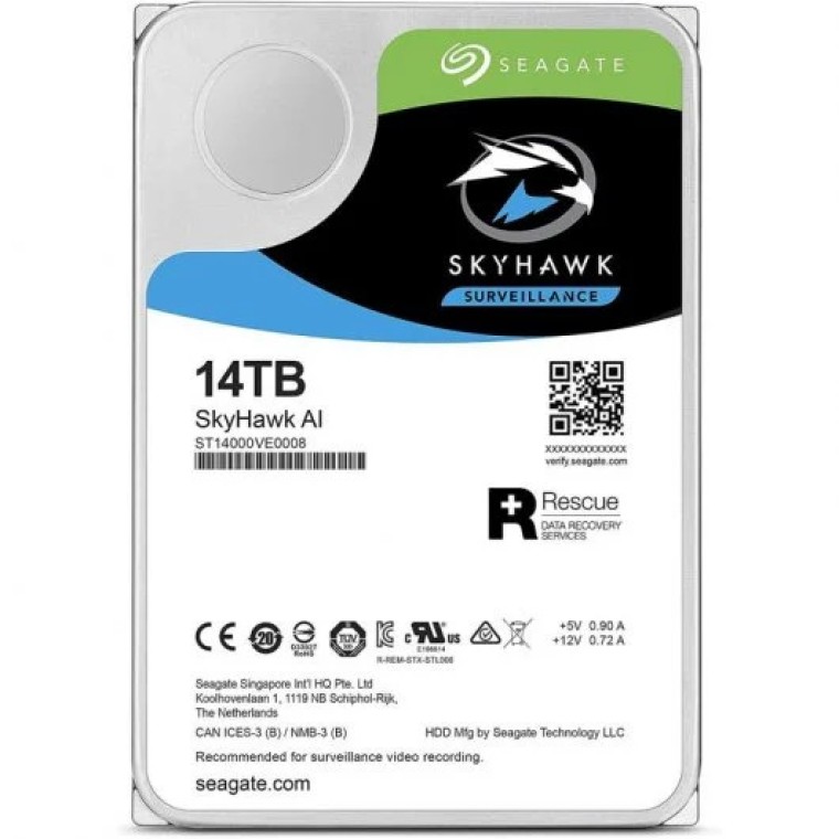 Seagate SkyHawk AI Surveillance 3.5 18TB SATA 3