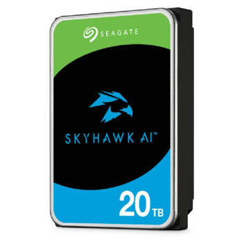 Disco Duro Seagate 20 TB HDD 7200rpm 6 Gbit/s SkyHawk AI + Soporte RV