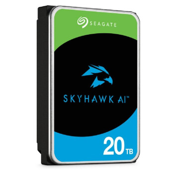 Disco Duro Seagate 20 TB HDD 7200rpm 6 Gbit/s SkyHawk AI + Soporte RV