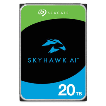 Disco Duro Seagate 20 TB HDD 7200rpm 6 Gbit/s SkyHawk AI + Soporte RV