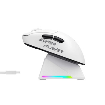 Ratón Havit StarBlaze-1 Wired & Wireless 26000 DPI Negro Blanco 6 Botones ABS Ratón Havit StarBlaze-1 Wired & Wireless 26000 DPI Negro Blanco 6 Botones ABS