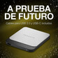 Disco Duro Seagate Fast SSD Externo 1TB USB-C 3.0 Plata