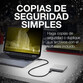 Disco Duro Seagate Fast SSD Externo 1TB USB-C 3.0 Plata