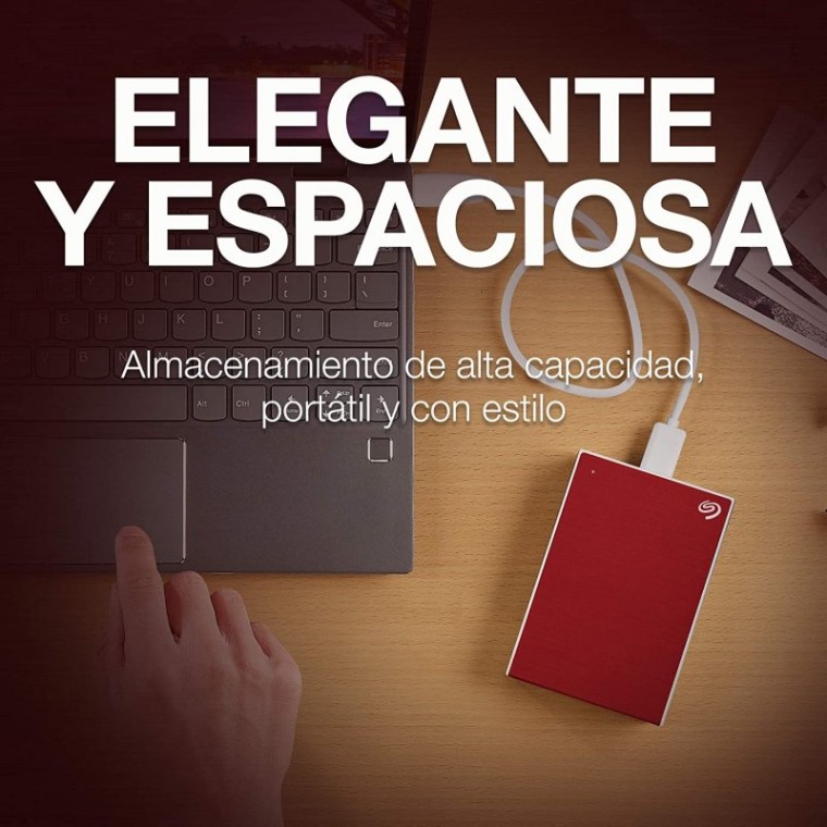 Seagate One Touch 2.5" 1TB USB 3.0 Rojo