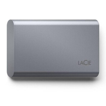 Disco Duro SSD externo LaCie Mobile SSD Secure 2TB NVMe Thunderbolt USB-C 1050MB/s Gris