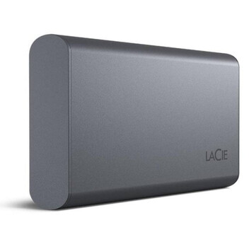 Disco Duro SSD externo LaCie Mobile SSD Secure 2TB NVMe Thunderbolt USB-C 1050MB/s Gris