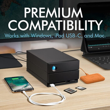 Disco Duro LaCie 2BIG DOCK 16TB Thunderbolt 4/USB-C