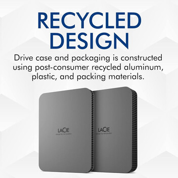 LaCie Mobile Drive Secure Disco Duro Externo 2.5" 2TB USB-C LaCie Mobile Drive Secure Disco Duro Externo 2.5" 2TB USB-C