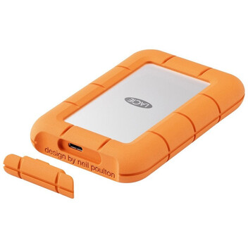 Disco Duro Lacie Rugged Mini SSD Externo 1TB USB-C 3.2 Gen 2x2 Naranja