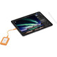 Disco Duro Lacie Rugged Mini SSD Externo 4TB USB-C 3.2 Gen 2x2 Naranja