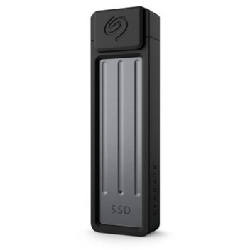 Disco Duro Seagate 1TB SSD 1000MB/s STMX2000400 Thunderbolt Silicona Gris