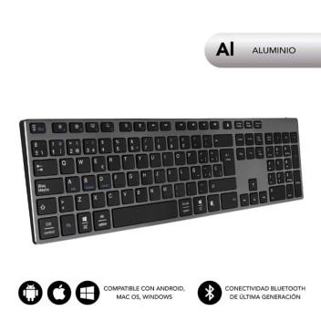 Subblim Advance Extended Grey Teclado Bluetooth Subblim Advance Extended Grey Teclado Bluetooth