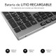 Subblim Advance Extended Grey Teclado Bluetooth