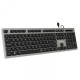 Subblim Ergo Silent Flat Teclado USB Negro/Gris