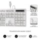 Subblim Ergo Combo Teclado + Ratón USB Plata/Blanco