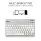 Subblim Smart Teclado Bluetooth Plata
