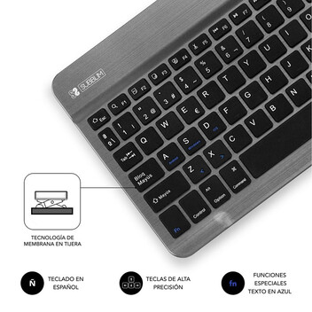 Subblim Smart Teclado Bluetooth Gris