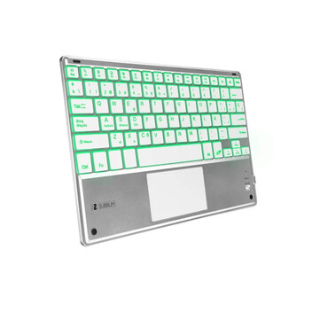 Subblim Smart Backlit Teclado Bluetooth con Touchpad Plata Subblim Smart Backlit Teclado Bluetooth con Touchpad Plata