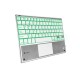 Subblim Smart Backlit Teclado Bluetooth con Touchpad Plata