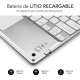 Subblim Smart Backlit Teclado Bluetooth con Touchpad Plata